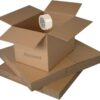 Hasanat Essentials 3 PLY Cardboard Box (35x35x20CM / 14x14x8Inches) shipping, moving, packing, storage, storage box 3 ply empty carton 5 pcs